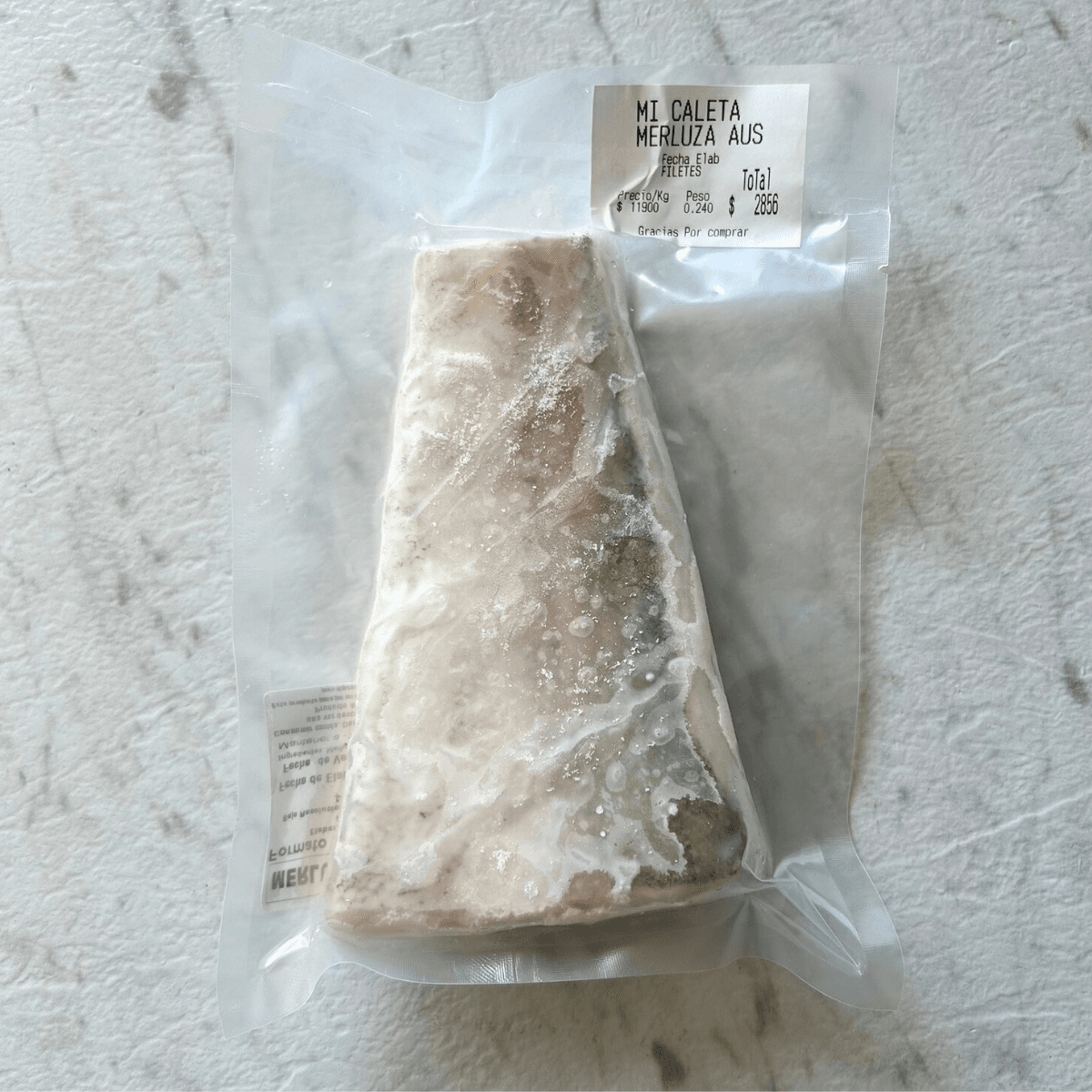 Merluza Austral porcionada con piel, 1 kg