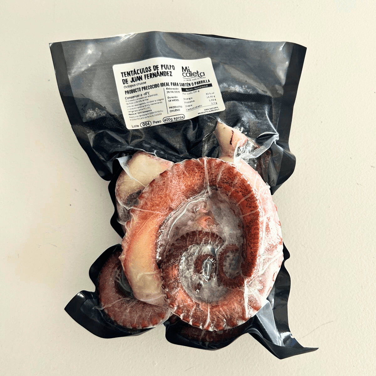 Tentáculos de pulpo de Juan Fernández